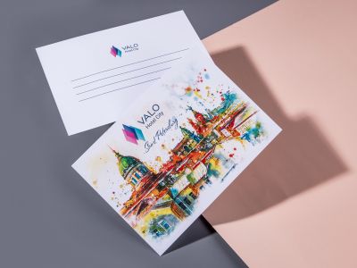 Печать открыток на дизайнерском картоне